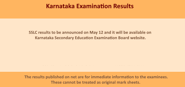 Ka
ataka SSLC 10th Results